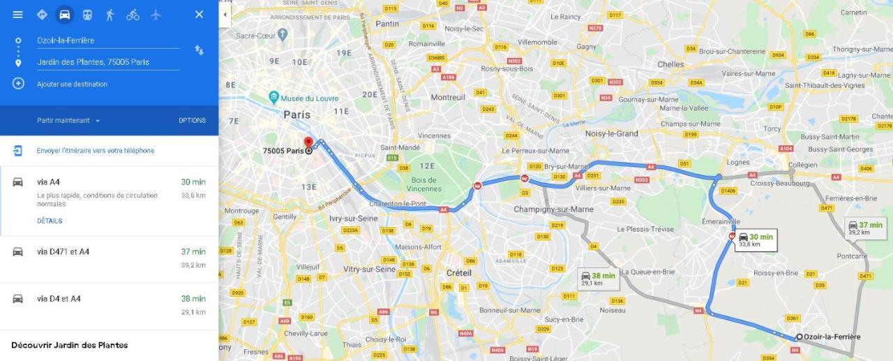 Tres Beau Studio Proche De Disneyland Et De Paris Apartment Ozoir-la-Ferriere ภายนอก รูปภาพ